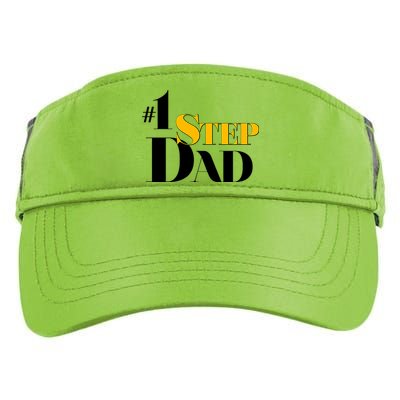 No 1 Step Dad Father's Day Adult Drive Performance Visor