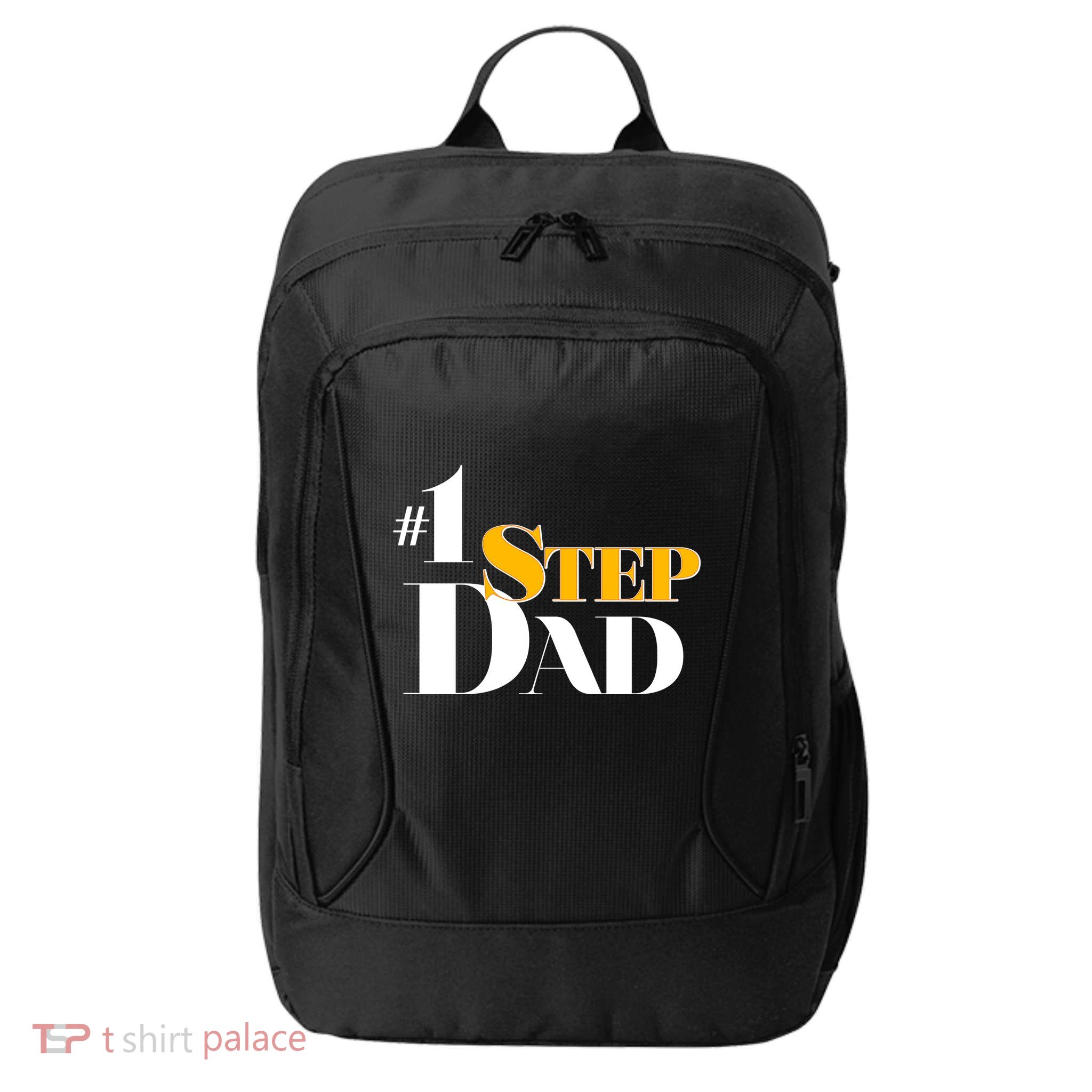 No 1 Step Dad Father's Day City Backpack