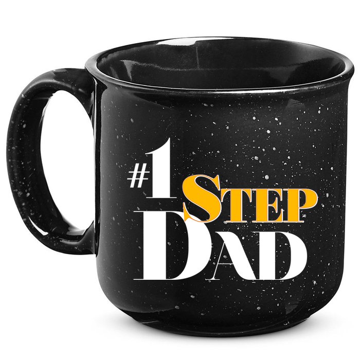 No 1 Step Dad Father's Day 15oz Campfire Ceramic Mug