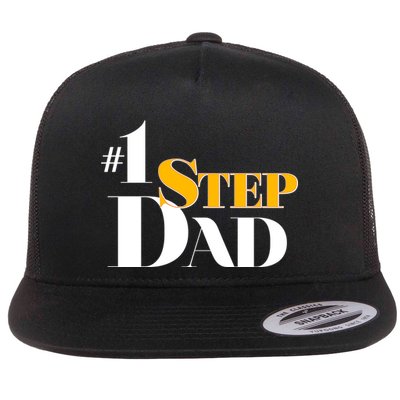 No 1 Step Dad Father's Day Flatbill Hat