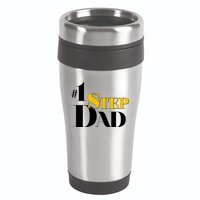No 1 Step Dad Father's Day 16oz Travel Tumbler