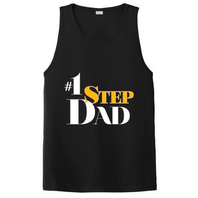 No 1 Step Dad Father's Day PosiCharge Competitor Tank