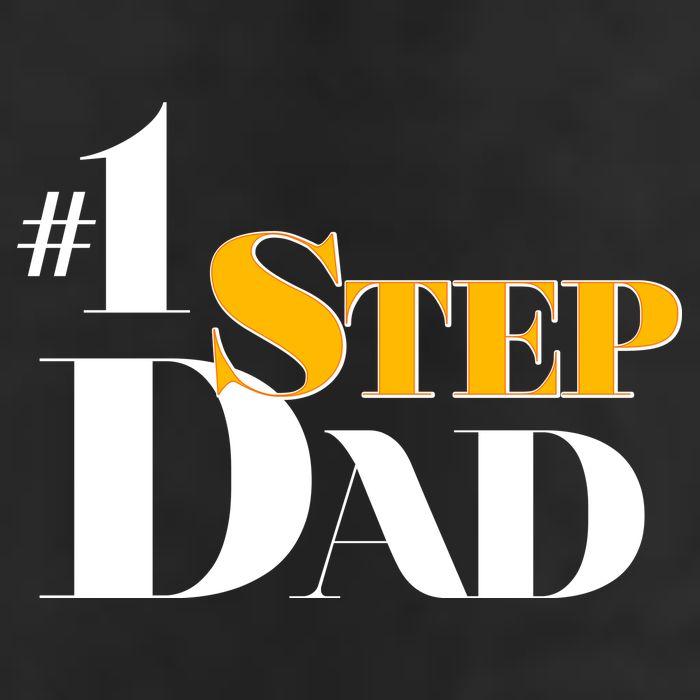 No 1 Step Dad Father's Day Golf Towel