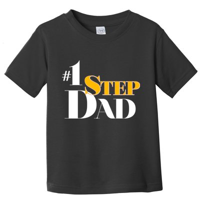 No 1 Step Dad Father's Day Toddler T-Shirt