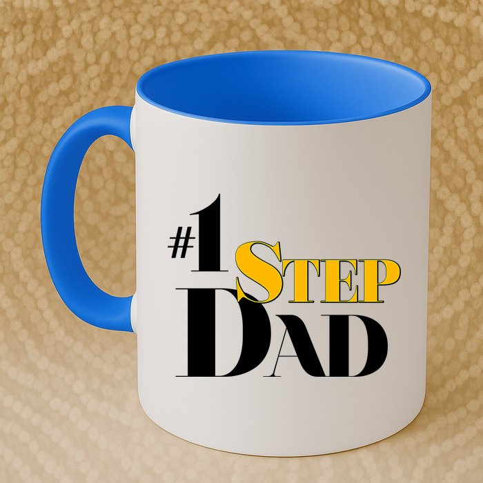No 1 Step Dad Father's Day Mug