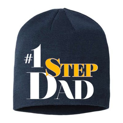 No 1 Step Dad Father's Day Sustainable Beanie