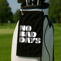 No Bad Days Funny Meme Golf Towel