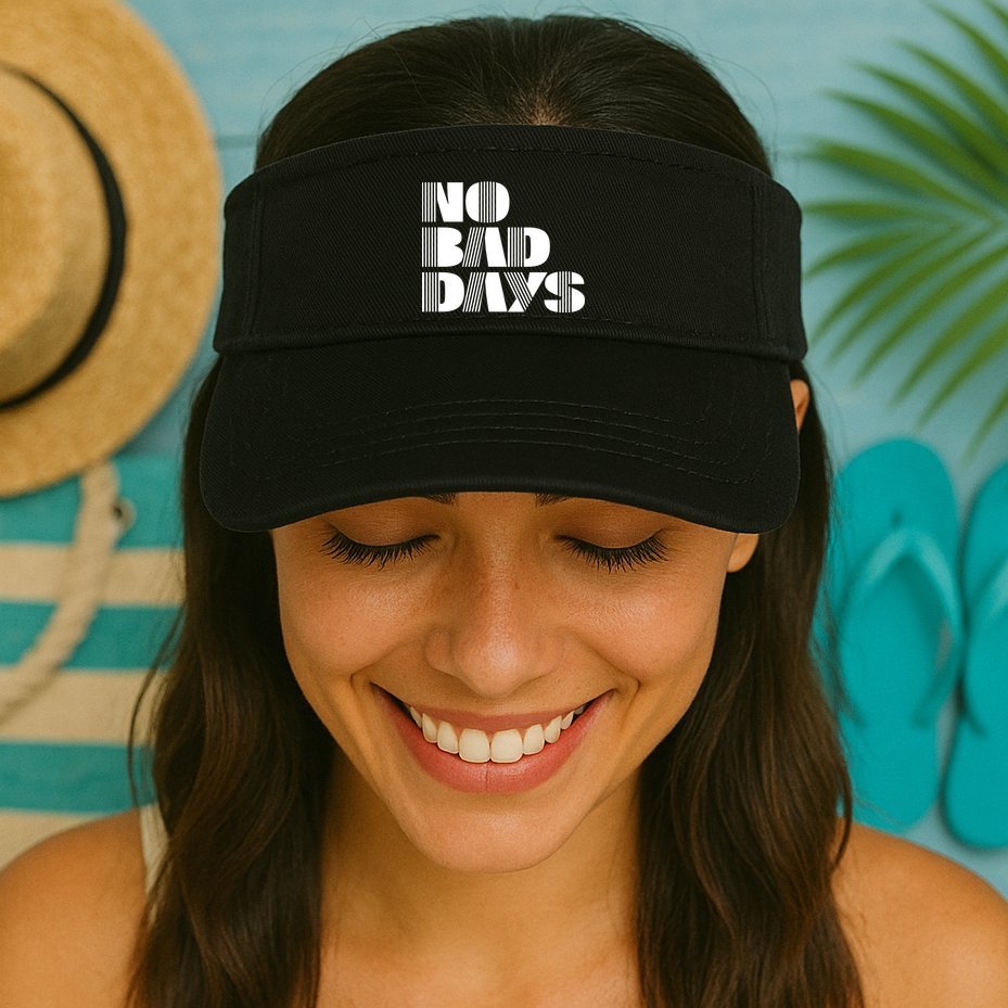 No Bad Days Funny Meme Visor