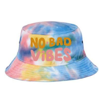 No Bad Vibes Tie Dye Newport Bucket Hat