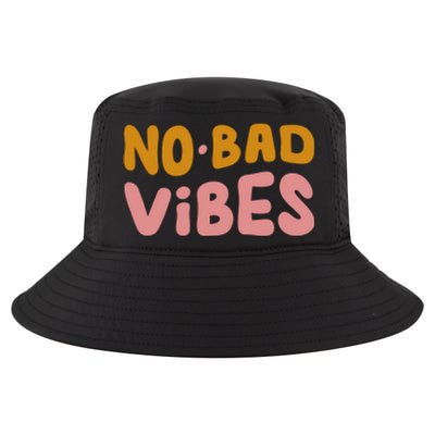 No Bad Vibes Cool Comfort Performance Bucket Hat