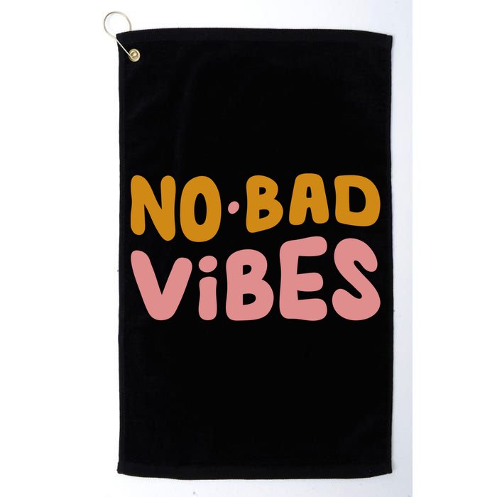 No Bad Vibes Golf Towel
