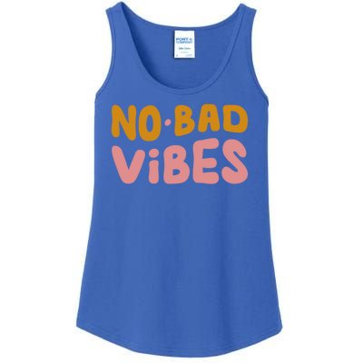 No Bad Vibes Ladies Essential Tank