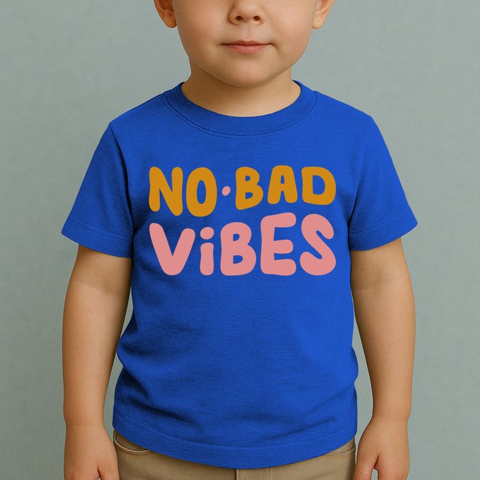 No Bad Vibes Toddler T-Shirt