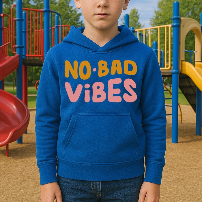 No Bad Vibes Kids Hoodie