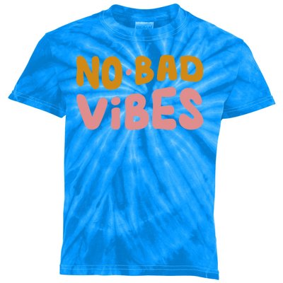 No Bad Vibes Kids Tie-Dye T-Shirt