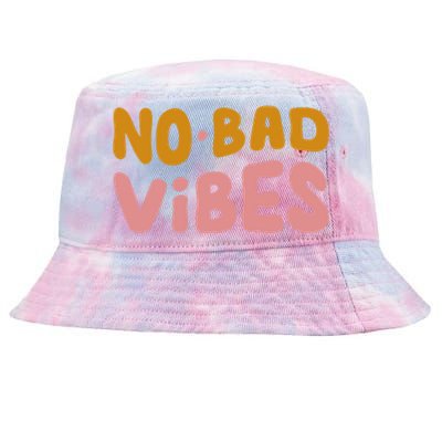 No Bad Vibes Tie-Dyed Bucket Hat