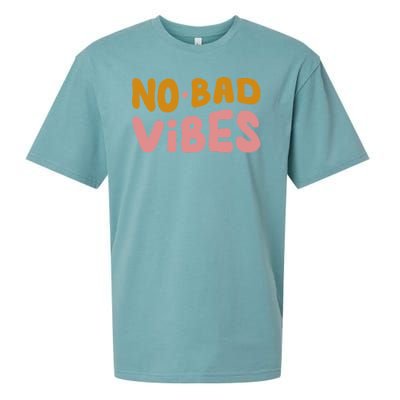 No Bad Vibes Sueded Cloud Jersey T-Shirt