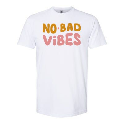 No Bad Vibes Softstyle CVC T-Shirt