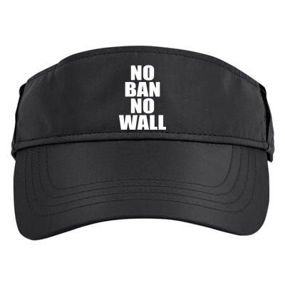 No Ban No Wall Anti Trump Resist Adult Drive Performance Visor