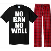 No Ban No Wall Anti Trump Resist Pajama Set