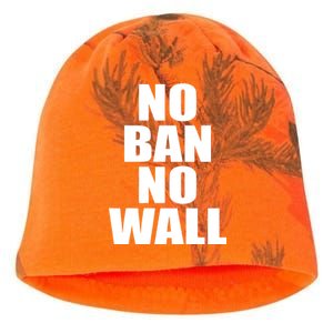 No Ban No Wall Anti Trump Resist Kati - Camo Knit Beanie