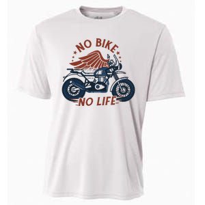 No Bike No Life Motrocycle Cooling Performance Crew T-Shirt