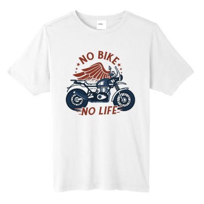 No Bike No Life Motrocycle Tall Fusion ChromaSoft Performance T-Shirt