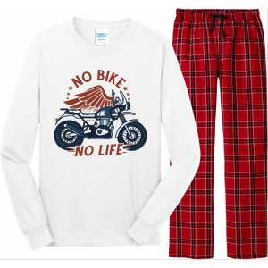 No Bike No Life Motrocycle Long Sleeve Pajama Set