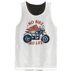 No Bike No Life Motrocycle Mesh Reversible Basketball Jersey Tank