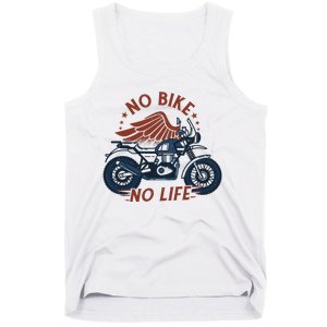 No Bike No Life Motrocycle Tank Top