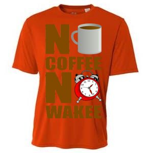 No Coffee No Wakee Cooling Performance Crew T-Shirt