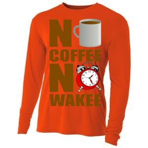 No Coffee No Wakee Cooling Performance Long Sleeve Crew