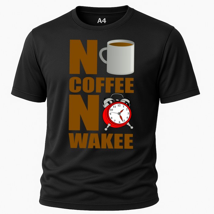 No Coffee No Wakee Cooling Performance Crew T-Shirt