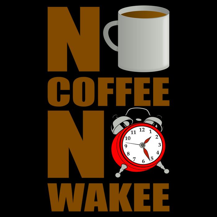 No Coffee No Wakee Cooling Performance Crew T-Shirt