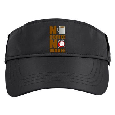 No Coffee No Wakee Adult Drive Performance Visor