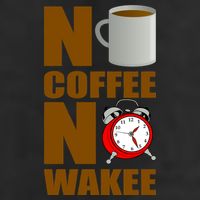 No Coffee No Wakee Adult Drive Performance Visor