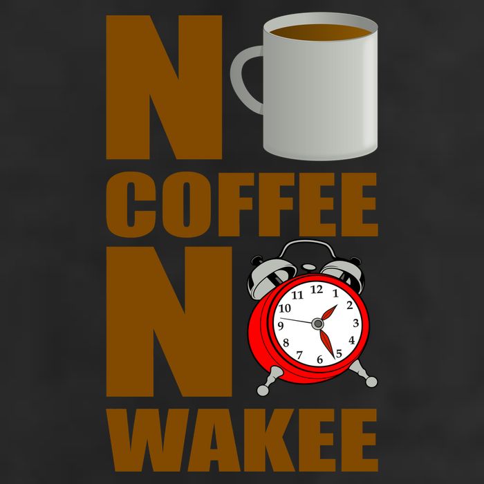 No Coffee No Wakee Adult Drive Performance Visor