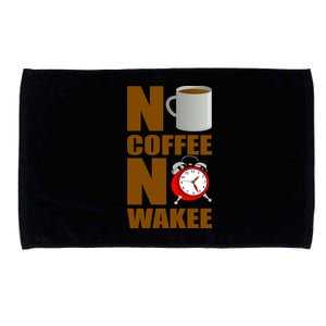 No Coffee No Wakee Microfiber Hand Towel