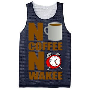 No Coffee No Wakee Mesh Reversible Basketball Jersey Tank