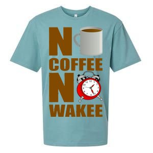 No Coffee No Wakee Sueded Cloud Jersey T-Shirt