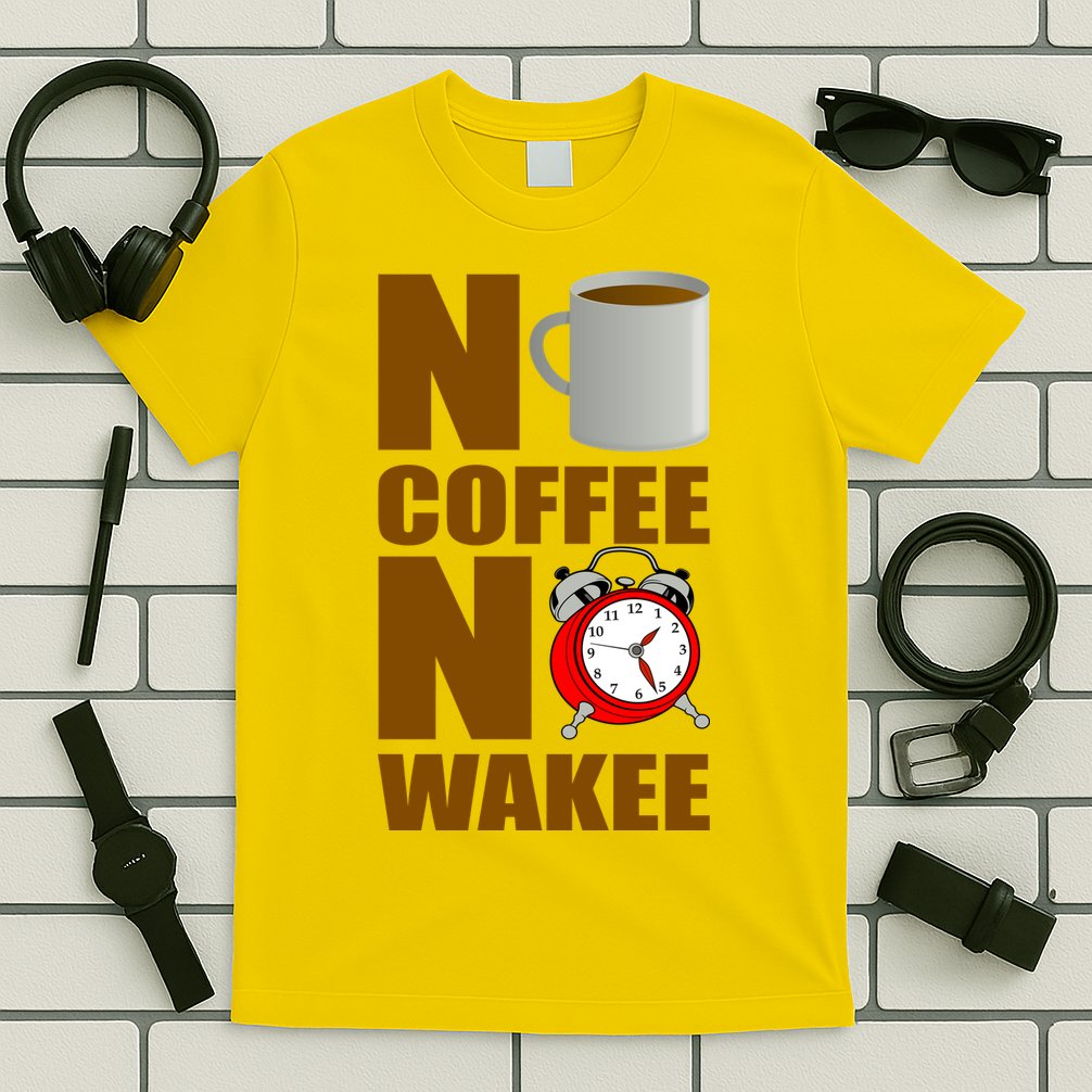 No Coffee No Wakee T-Shirt