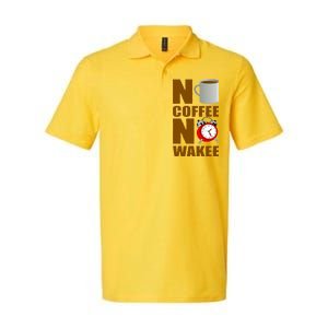 No Coffee No Wakee Softstyle Adult Sport Polo