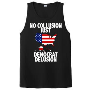 No Collusion Just Democrat delusion PosiCharge Competitor Tank