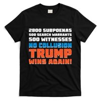 No Collusion Trump Wins Again T-Shirt