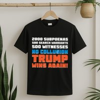 No Collusion Trump Wins Again T-Shirt