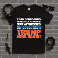 No Collusion Trump Wins Again T-Shirt