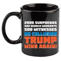 No Collusion Trump Wins Again 11oz C Handle Ceramic Mug