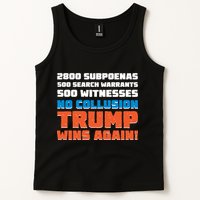 No Collusion Trump Wins Again Tank Top
