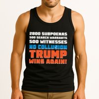 No Collusion Trump Wins Again Tank Top