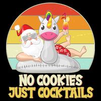 No Cookies Just Cocktails Summer Vacation Santa Claus Sweatshirt
